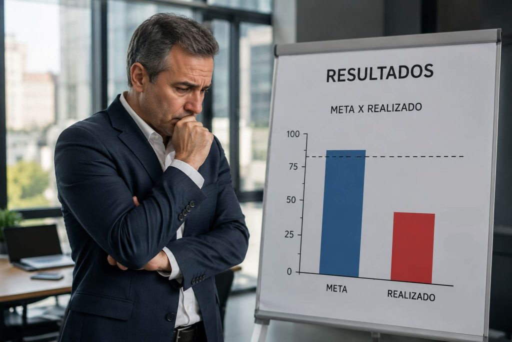 Metas não alcançadas